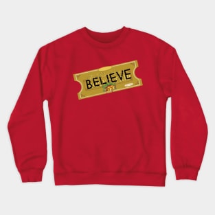 Believe Polar Express Family Christmas PJs Crewneck Sweatshirt